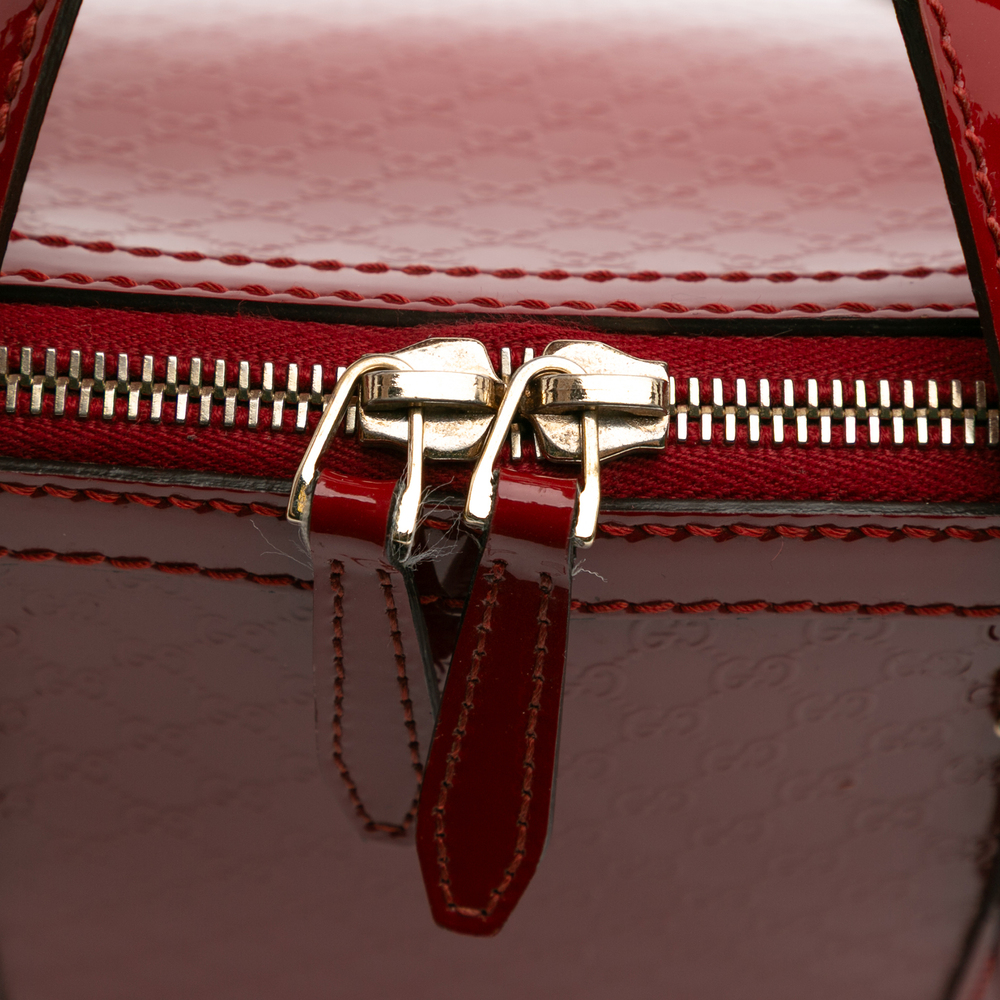 Pre-Loved Gucci Large Microguccissima Patent Nice Dome Top Handle Bag - Picture 11 of 12